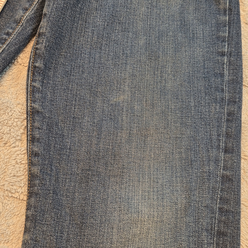 Lucky Brand Jeans Mens 34x30 Blue Denim 221 Straight Leg Medium Wash Stretch Fit - Picture 6 of 15